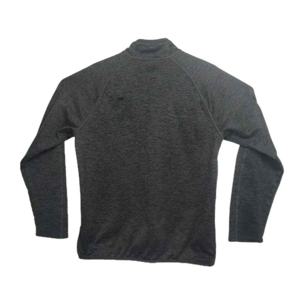 The North Face 1/4-zip‎ Sweatshirt Men's M Gray Logo Pullover Long Sleeves